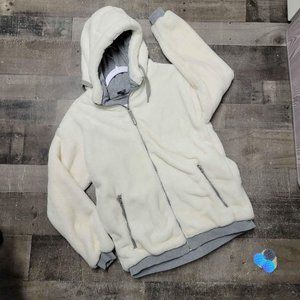 Bench white zip-up jacket Multipurpuse city clothing